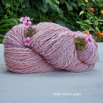 Příze Prázdninová II. - ručně předená - 120 g/213m (dvojnitka)