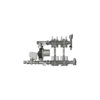 rozdělovač topení Rozdělovač s průtokoměry, čerpadlem a ekvitermní regulací 8 okruhů TOP 559A