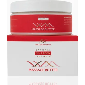 Tělový krém Zvláčňující MASÁŽNÍ MÁSLO s 5 druhy másel a olejů 300 ml - Inventia