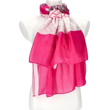 Šála Dámský letní šátek 180x86 cm růžová