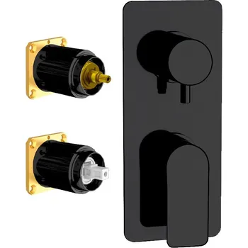 Vodovodní baterie HOPA Podomítková sprchová baterie ARNO 92KB14 - černá matná BAREI92KB14