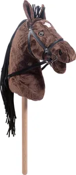Plyšová hračka HKM Hobby Horse plyšový kůň s uzdou 80 cm