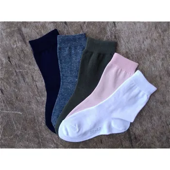 TREPON UNI - dětské bavlněné ponožky Barva: Bílá, Velikost: 30-32