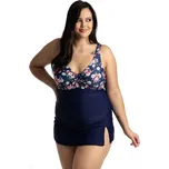 Primo Kypr tmavě modré s květy 85D