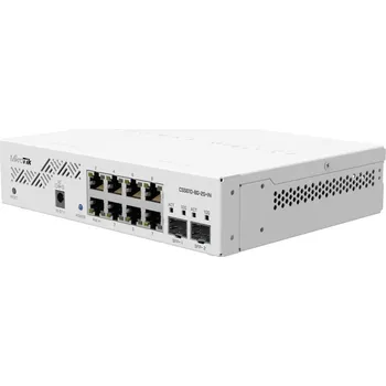 Síťový prvek Mikrotik managed Switch CSS610-8G-2S+IN, 8x GbE, 2x 10G SFP+, SwO, zdroj