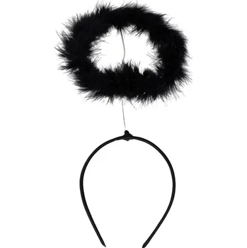 Karnevalový doplněk Funiglobal - Černá andělská svatozář