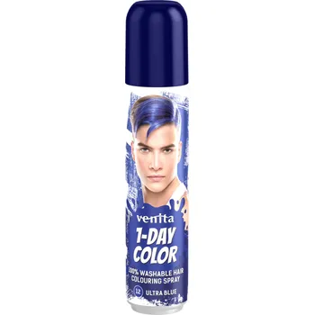 Barva na vlasy Barevný sprej na vlasy Venita 1-Day Color Ultra Blue - 50 ml, ultra modrá (CUB12)
