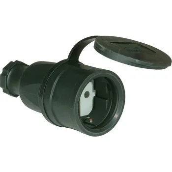 Elektrická vidlice PCE Spojka 16A/250V s víčkem IP44 PC-2511-s