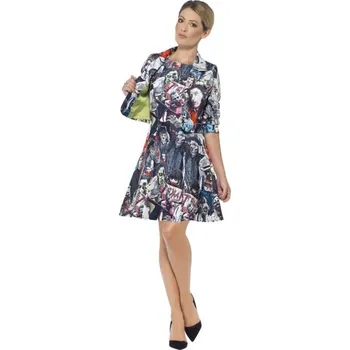 Karnevalový kostým Smiffys - Dámský kostýmek hladoví zombie - M