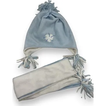 Čepice Ydi Dívčí modrá zimní čepice s nákrčníkem Barva: Modrá