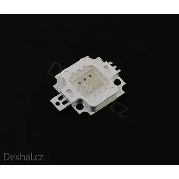 Dioda 10W LED dioda RGB 900mA červená/ zelená/ modrá