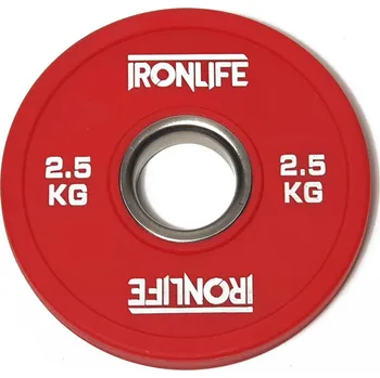 Frakční kotouč urethan IRONLIFE 2,5 kg, červený