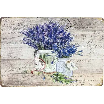 Plechová cedule Retro cedule Lavender 30x20 (Vintage plechová cedule)
