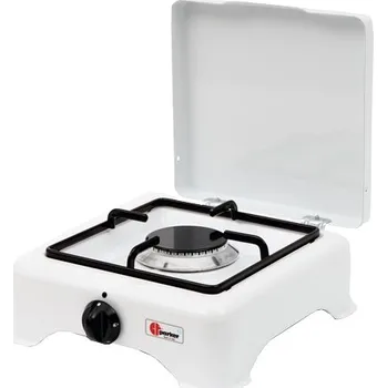 Turistický vařič Vařič jednoplamenný smaltovaný bílý
