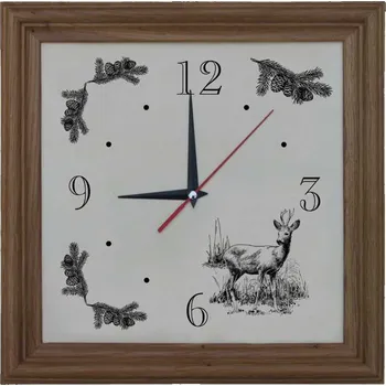 Hodiny Hodiny srnec 983 - světlý rám