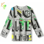 Chlapecké tričko dl.r. KUGO GC8678, šedé