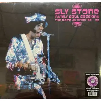 Zahraniční hudba LP Sly Stone: Family Soul Sessions, The Rare 45 RPMs '63 - '66 CLR 2023 Silver & Purple Splatter Vinyl