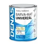 DENAS Univerzál MAT 5 KG - vodou ředitelná vrchní krycí barva Balakryl MAT 0240 TMAVĚ HNĚDÁ