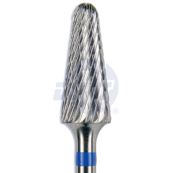 Příslušenství k frézce tvrdokovová fréza Cross Cut, kónus, zaoblený, křížový břit standard | do násadce | 500 104 194 190 060