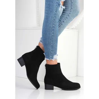 Dámské kozačky Cathay moda Semišové nízké kozačky 2421-1B Velikost: 37