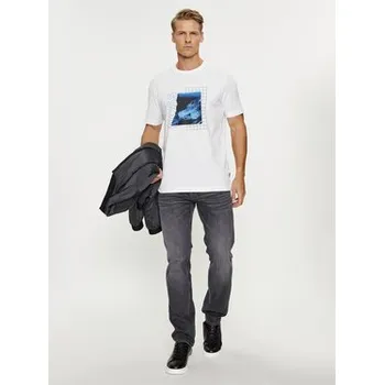 Pánské tričko Boss T-Shirt Tiburt 412 50495689 Bílá Regular Fit XXL