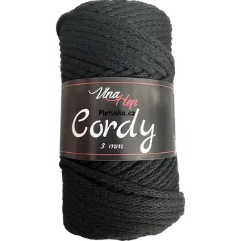Příze Cordy 3 mm černá 8001