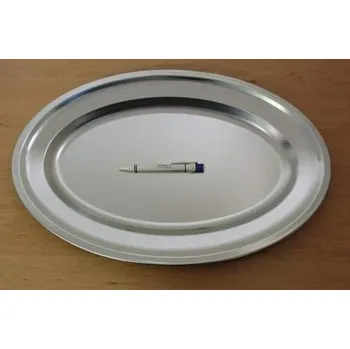 Podnos ovál nerez 60x41cm