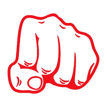 Samolepící dekorace SAMOLEPKA Pěst 003 pravá (10 - červená) NA AUTO, NÁLEPKA, FÓLIE, POLEP, TUNING, VLASTNÍ TEXT, TISK, AUTOSAMOLEPKY.cz, POLEPY, OBRÁZEK, LOGO, SAMOLEPKY