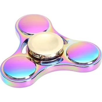 Gadget FIDGET SPINNER-ANTISTRESOVÁ HRAČKA > varianta Chromový v kovové krabičce