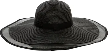 Klobouk VFstyle Dámský slaměný klobouk Phoebe černý