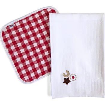 Utěrka HEDVA ČESKÝ BROKÁT Vánoční kuchyňský set na pečení