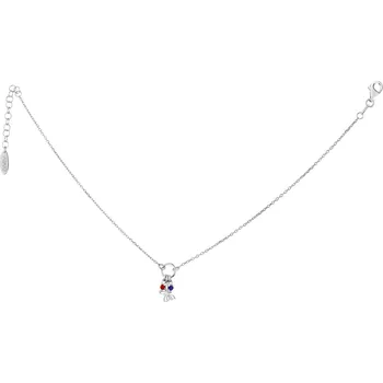 Řetízek Stříbrný řetízek na kotník - motýl - AP535-4422