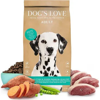 Krmivo pro psa Dog's Love granule Kachna Adult 12kg