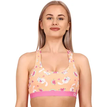 Podprsenka Veselá dámská podprsenka Dedoles Kočka s melounem (GMWB183) XXL Možnost vrácení zboží ZDARMA do 120 dnů!