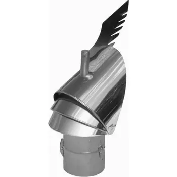 Komín Komínová hlavice Dragon - Ø160 mm s redukcí do nerezového komínu - otevíratelná