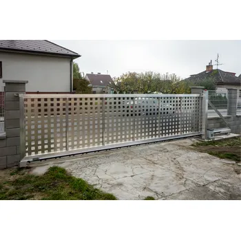 Plot FL BRÁNY Posuvná brána STANDARD, šířka 300 cm, výška 160 cm, bez lakování rámu, výplň Alsquare lakovaná