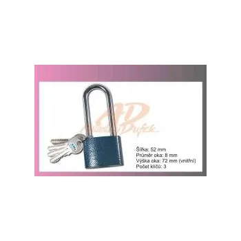 Visací zámek zámek visací profi - modrý