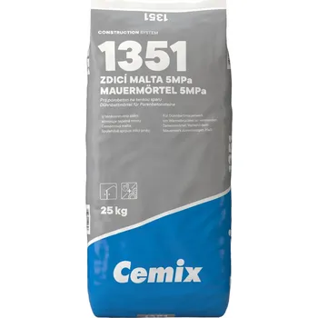 malta Cemix 1351 Zdicí malta na pórobeton, 25 kg /061/
