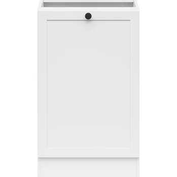 Šatní skříň Brwcz JUNONA RAMKA BBL D1D/50/82 P bílá/bílá ( BEZ PRAC. DESKY! ) / 3BAL/***