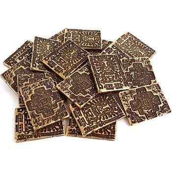 Příslušenství k deskovým hrám Aztécké mince Kovové mince