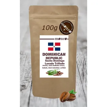 Káva Monro Dominican Santo Domingo Lavado Trillado 100g