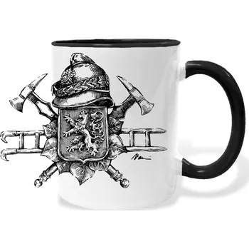 Hrnek - Hasičský znak Barva: Černá