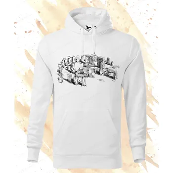 Dámská mikina Mikina - Stonehenge Barva: Bílá (00), Velikost: XXL, Střih: Pánské