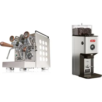 Kávovar Rocket Espresso Appartamento, white, walnut + Lelit William PL72