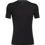 pánské merino triko krátký rukáv ICEBREAKER Mens Anatomica SS Crewe, Black velikost: S