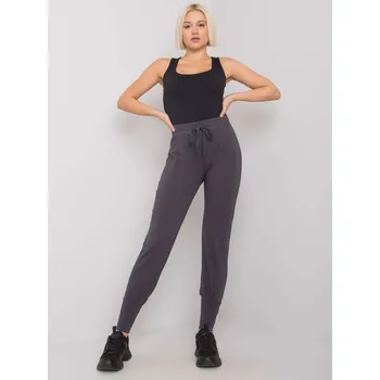 Rue Paris Dámské tepláky Botar tmavě šedá M