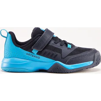 Chlapecké tenisky ARTENGO Dětské tenisové boty na suchý zip TS 500 Nightsky 30 MODRÁ