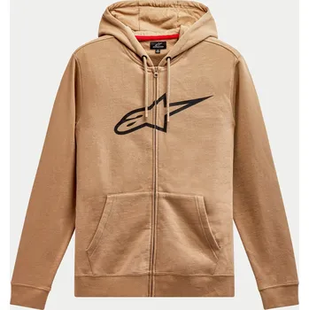 Pánská mikina ALPINESTARS mikina AGELESS II Zip Fleece sand/black - 2XL