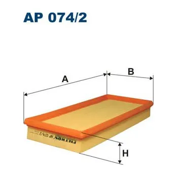 Autodíl Vzduchový filtr FILTRON (AP074/2)