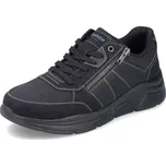 Pánská kožená obuv celoroční RIEKER PC B5003-00 extra široká černá 44